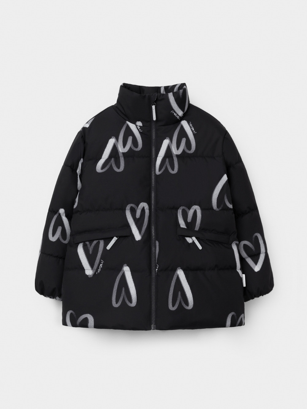 Куртка для девочки, артикул: ВК 32194/н/1 ГР, цвет: черный3, фото 2