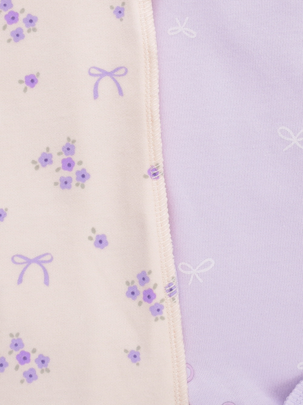 Комбинезон для новорожденных, артикул: К 6538-2уп, цвет: фиолетовый, фото 2