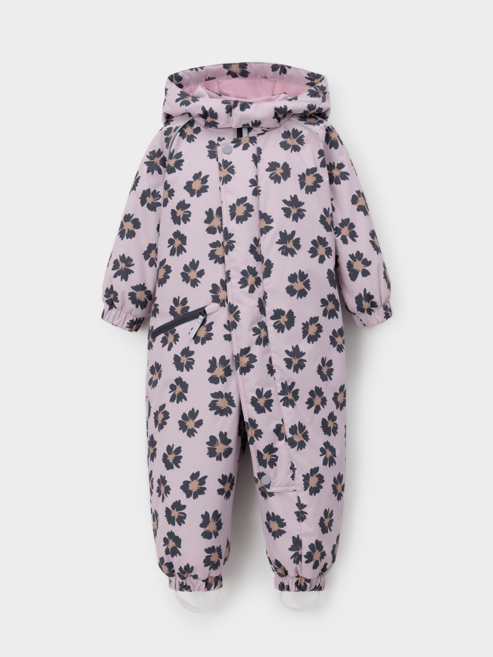 Комбинезоны утепленные для девочки, артикул: ВК 60134/н/1 Ал, цвет: розовый, фото 2