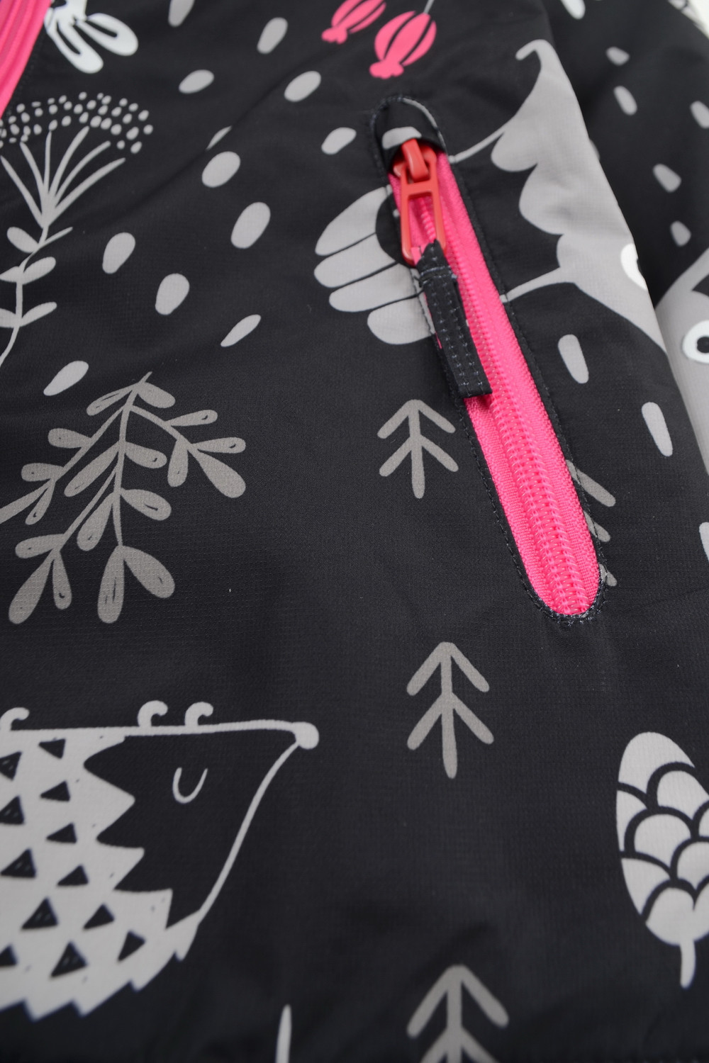 Куртка для девочки, артикул: ВК 32110/н/1 УЗГ, цвет: темно-серый, фото 2