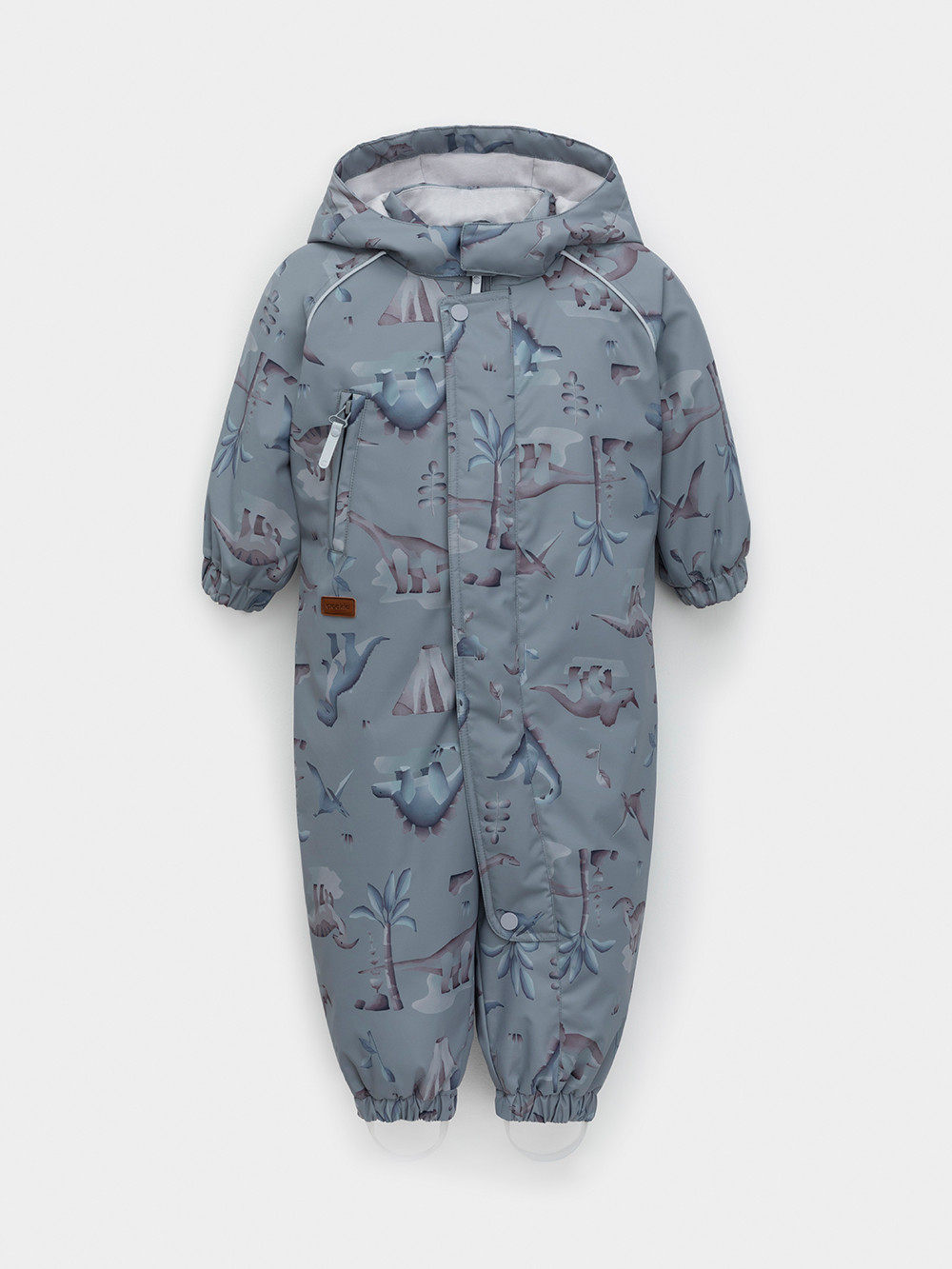 Комбинезоны утепленные для мальчика, артикул: ВК 60085/н/81 Ал, цвет: зеленый, фото 2