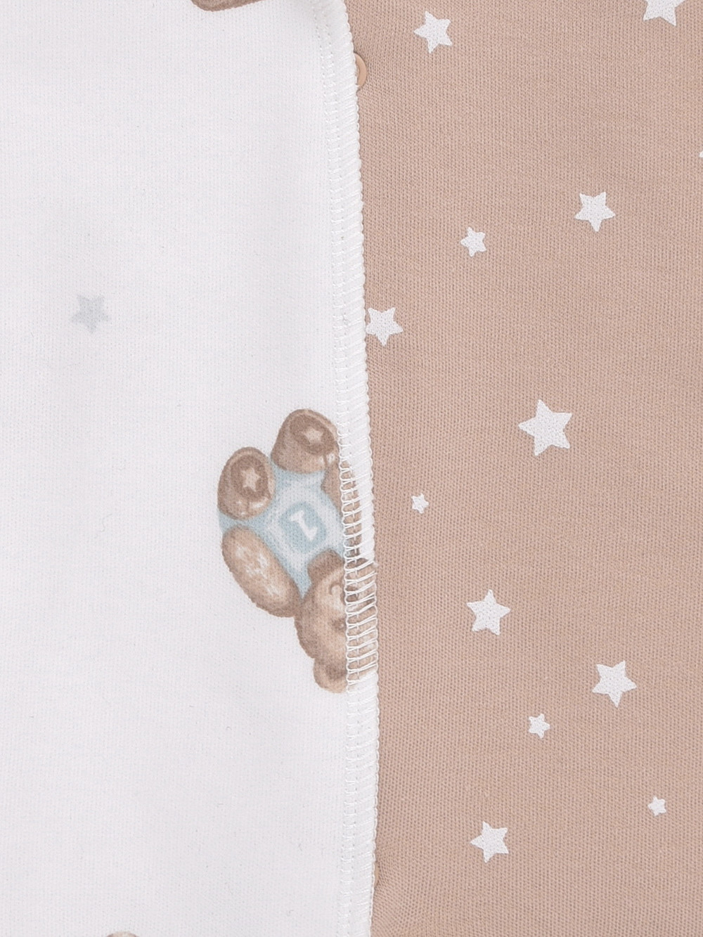 Комбинезон для новорожденных, артикул: К 6541-2уп, цвет: бежевый, фото 2