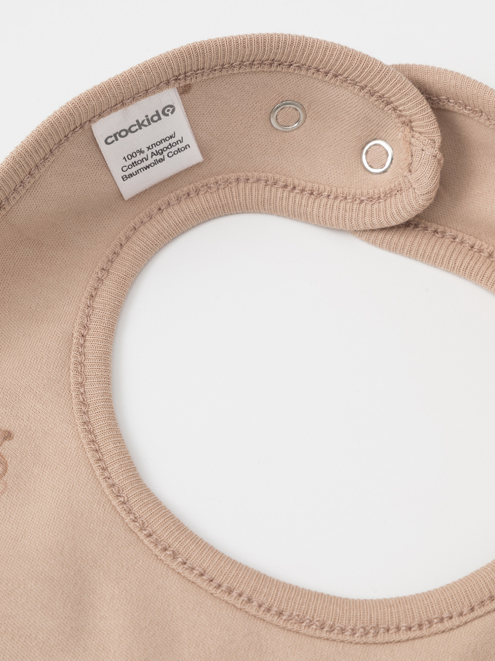 Нагрудник для новорожденных, артикул: К 8526, цвет: бежевый, фото 2