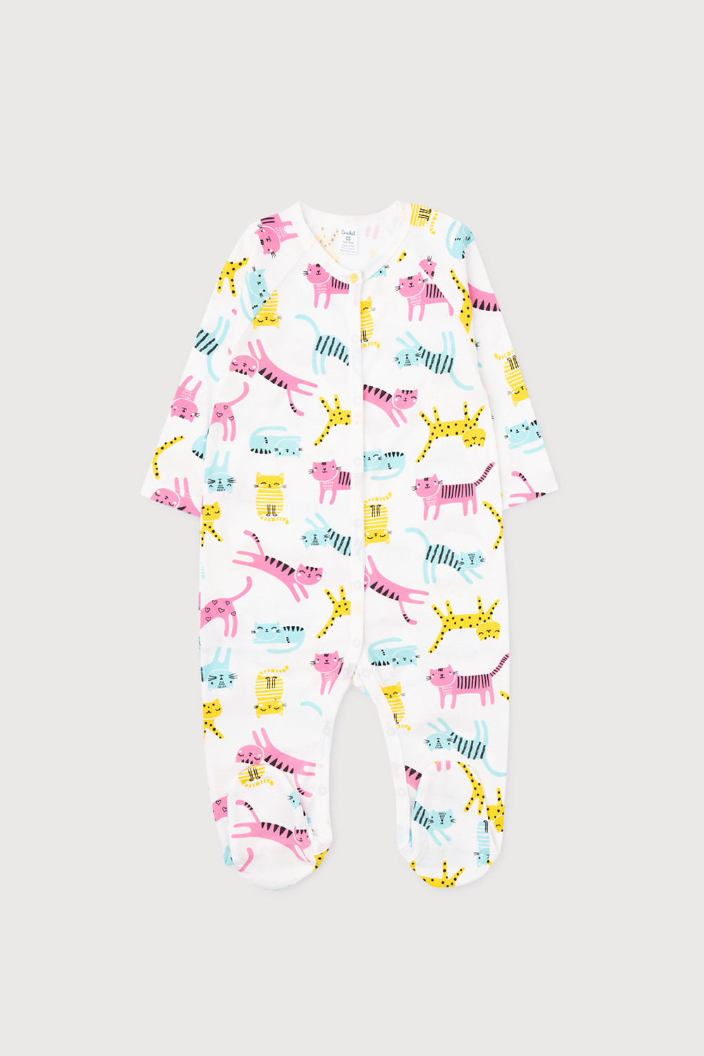 Комбинезон для новорожденных, артикул: К 6379, цвет: сахар, фото 2