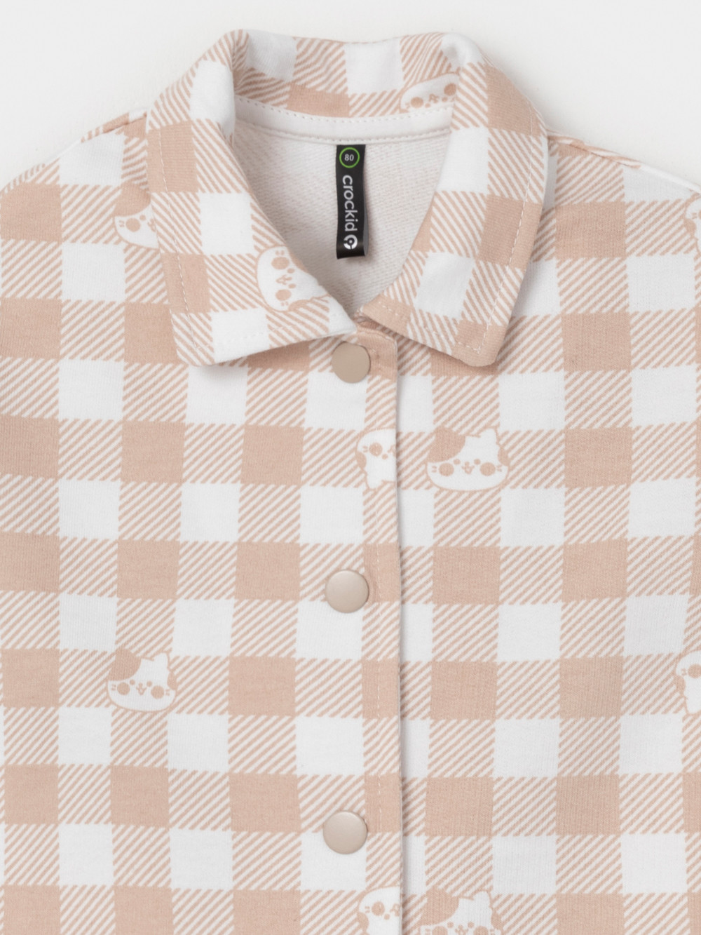 Рубашка для девочки, артикул: МП 303063, цвет: сахар, фото 2