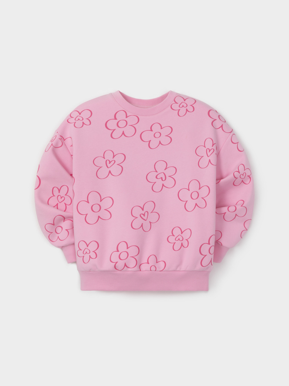 Свитшоты для девочки, артикул: КР 303014, цвет: розовый, фото 2