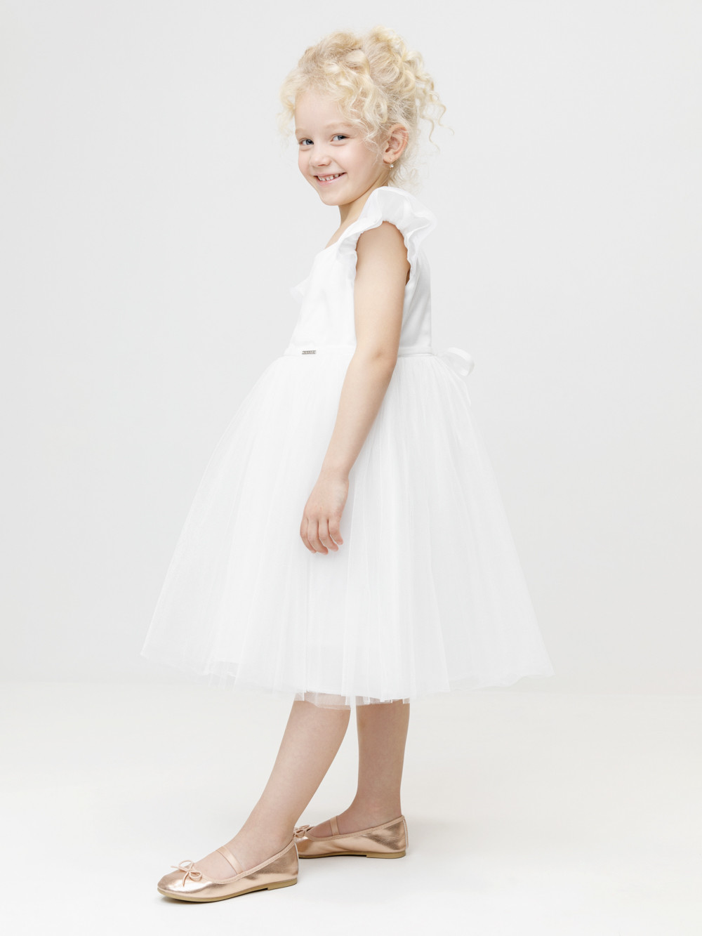 Платье для девочки, артикул: 52098(4056), цвет: белый, фото 2