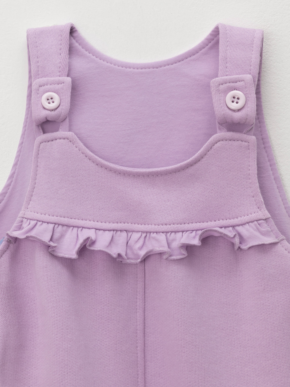 Полукомбинезон для девочки, артикул: КР 6560, цвет: фиолетовый, фото 2