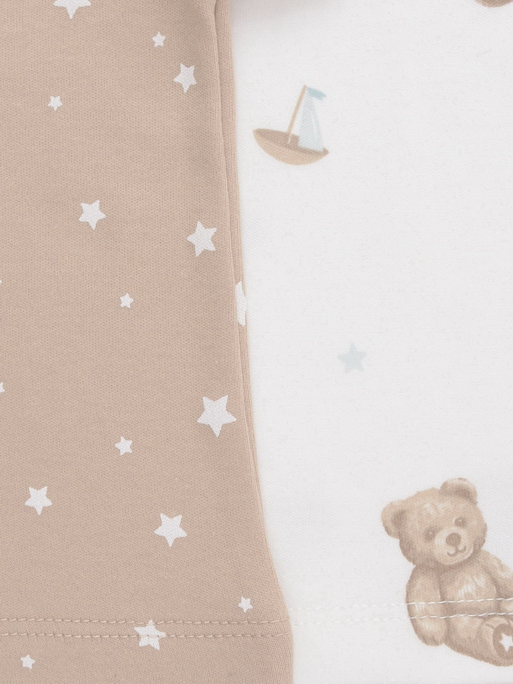 Футболка для новорожденных, артикул: К 301156-2уп, цвет: бежевый, фото 2