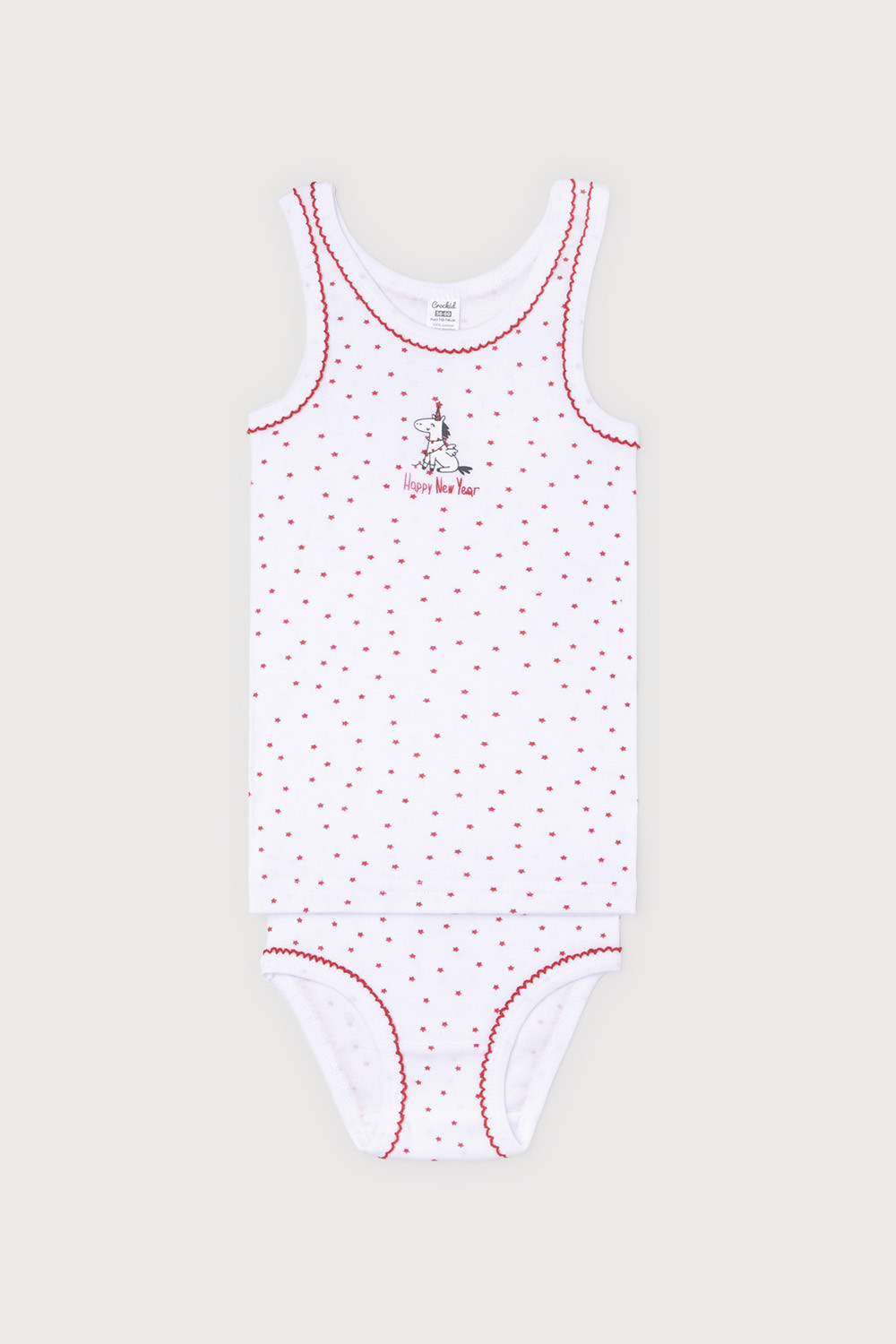 Комплекты белья бесшовные для девочки, артикул: К 1064, цвет: белый, фото 2