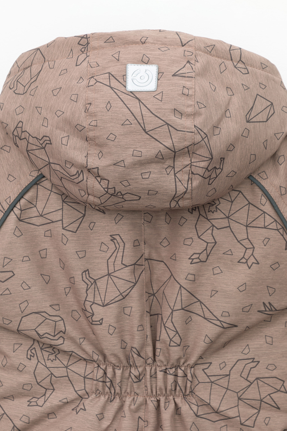 Комбинезоны утепленные для мальчика, артикул: ВКП 60041/н/16 Ал, цвет: коричневый, фото 2