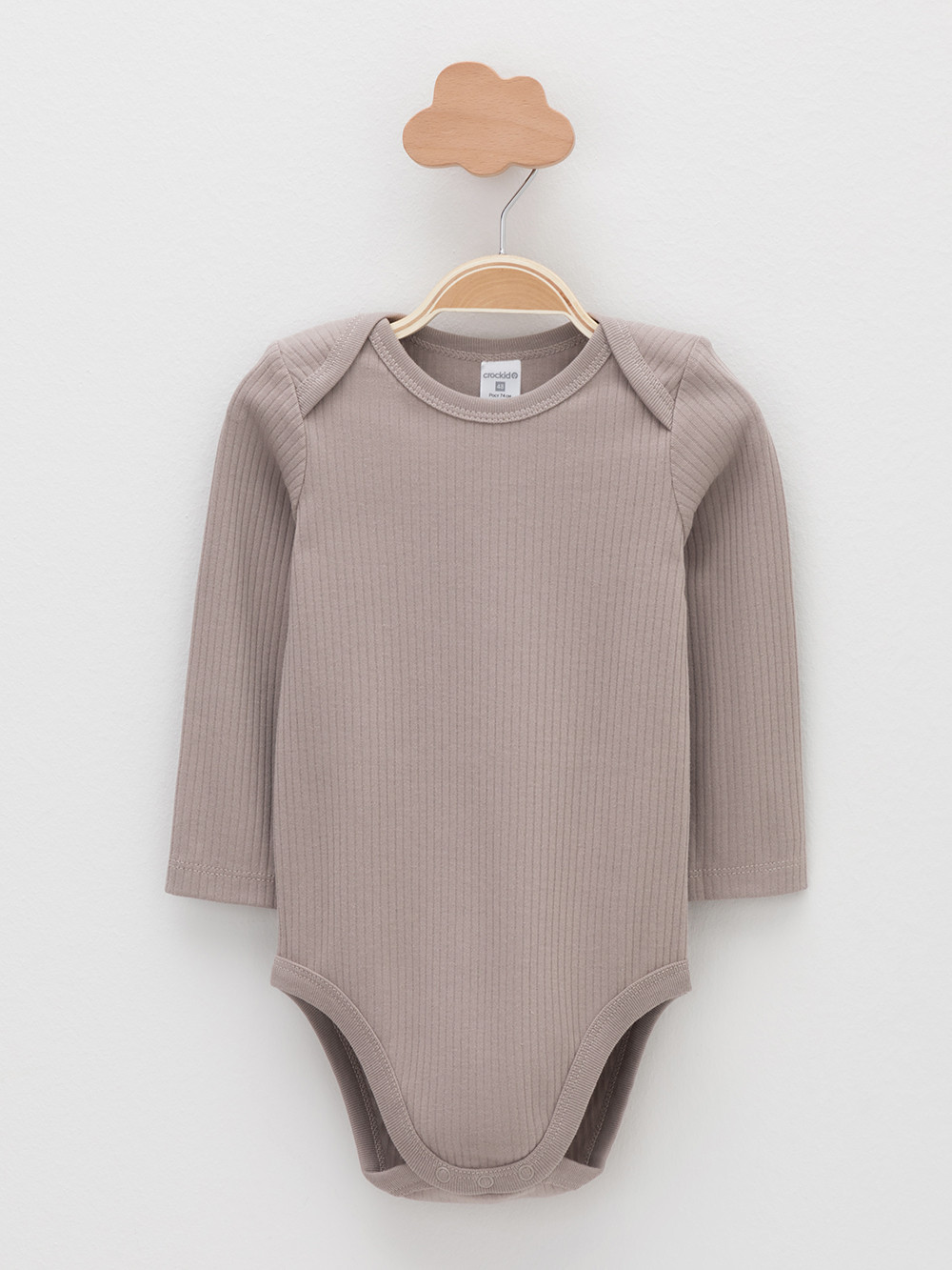 Боди для новорожденных, артикул: К 6526-2уп, цвет: кофейный, фото 2