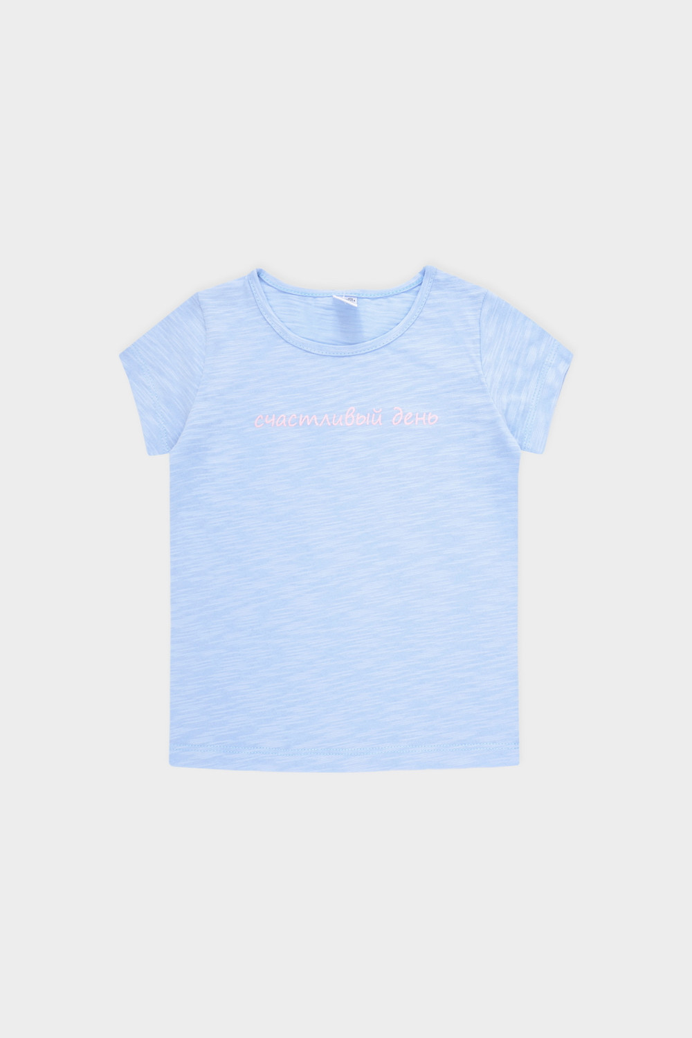 Футболка для девочки, артикул: К 302003, цвет: голубой, фото 2