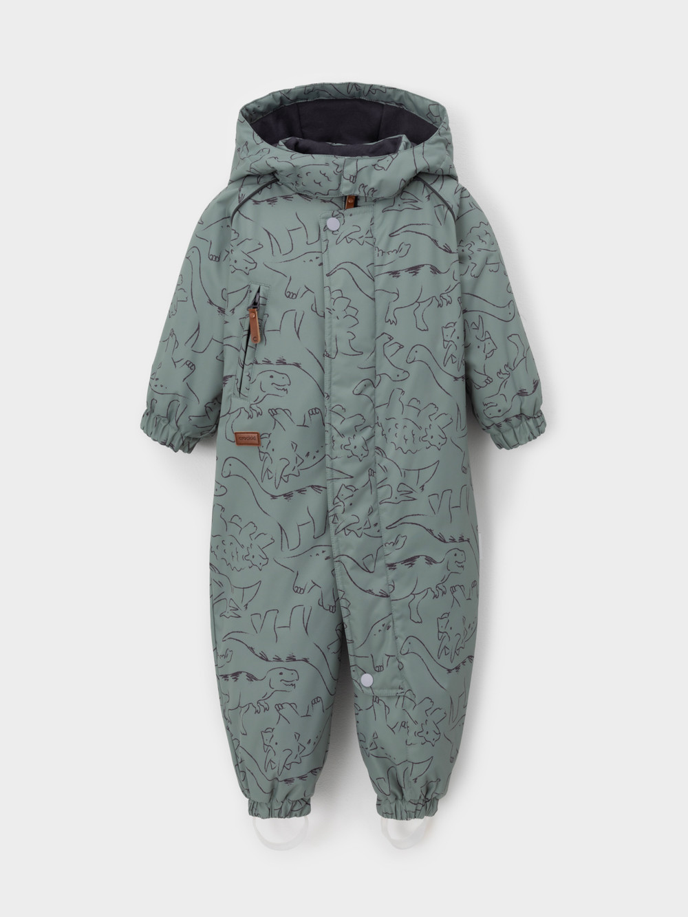 Комбинезоны утепленные для мальчика, артикул: ВК 60085/н/84 Ал, цвет: хаки, фото 2