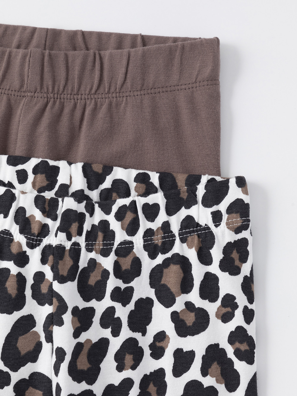 Лосины для девочки, артикул: МП 4074-2уп, цвет: кофейный, фото 2