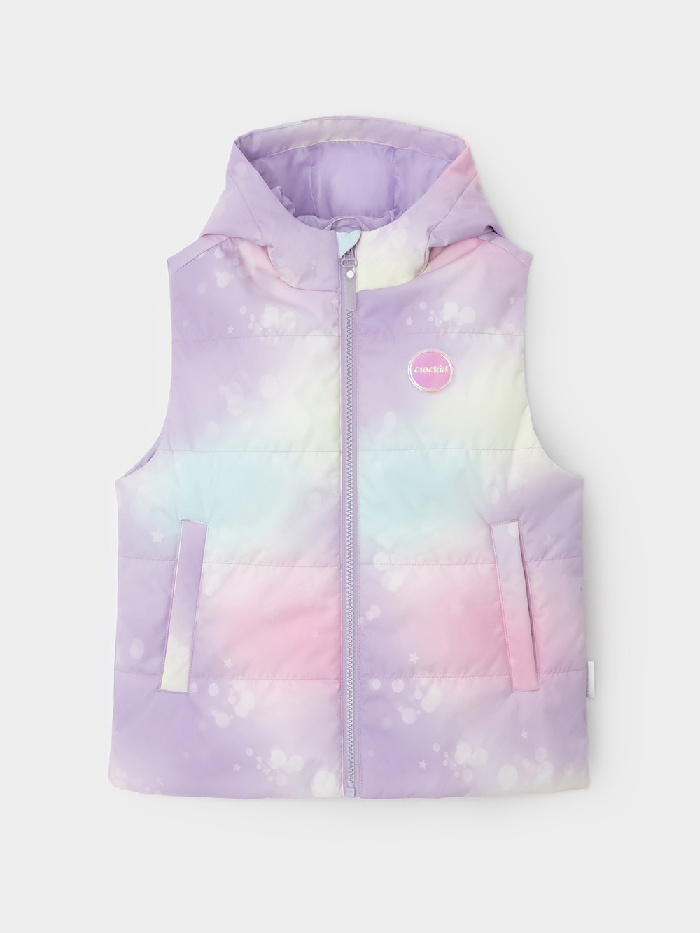 Жилет для девочки, артикул: ВК 35019/н/1 ГР (98-128), цвет: мульти, фото 2