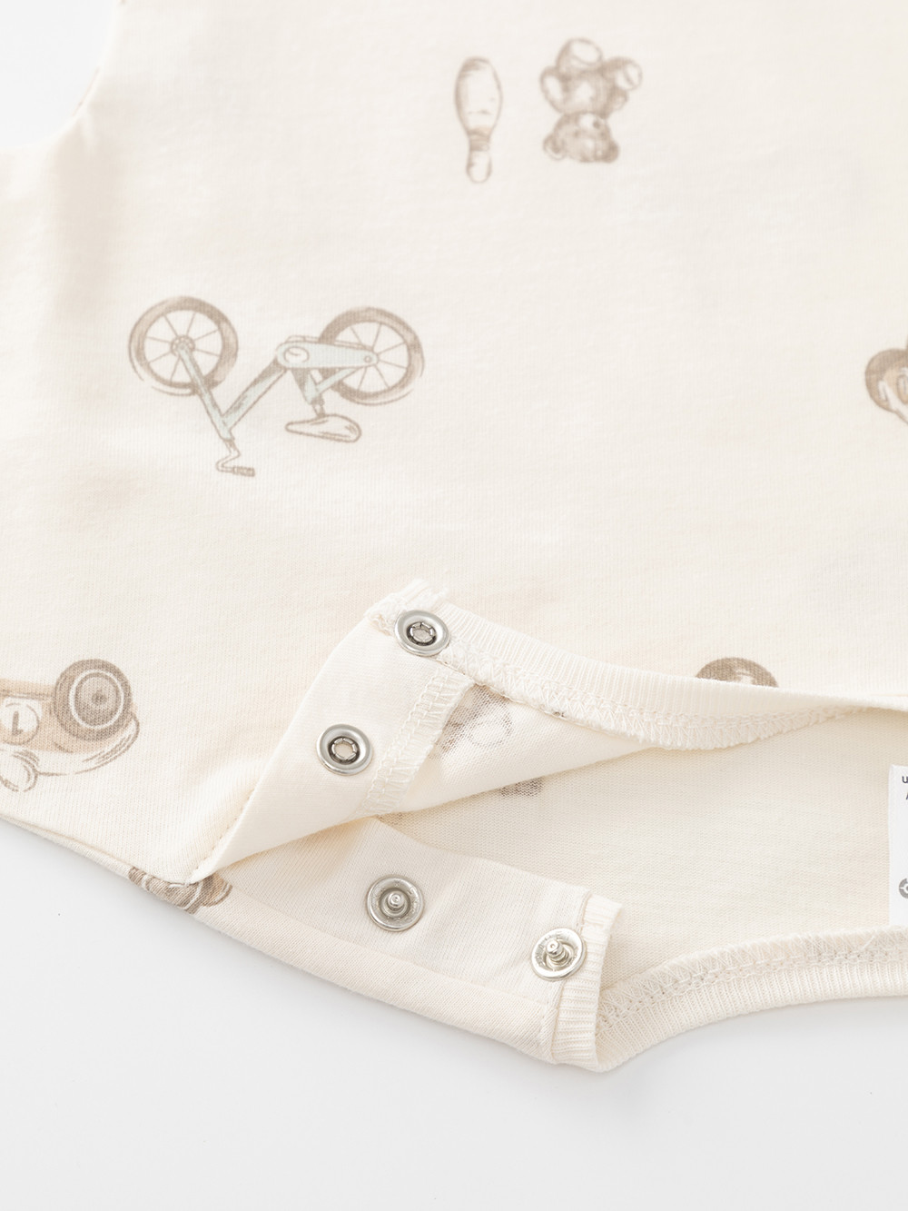 Боди для новорожденных, артикул: К 6294, цвет: сахар, фото 2