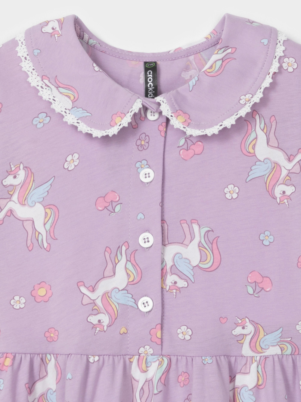 Платье для девочки, артикул: КР 5932-1, цвет: фиолетовый, фото 2