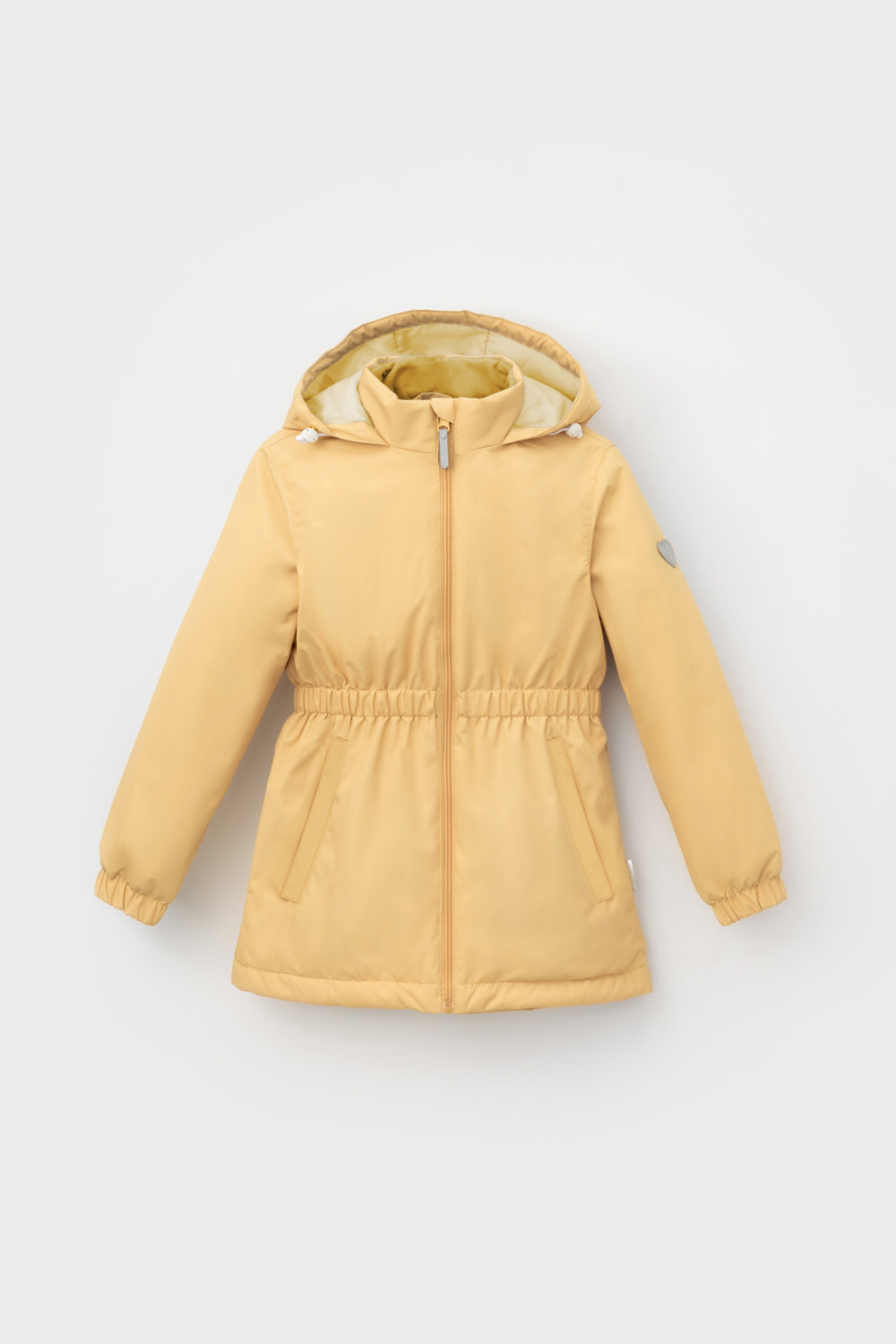 Куртка для девочки, артикул: ВКП 32165/1 УЗГ, цвет: желтый, фото 2