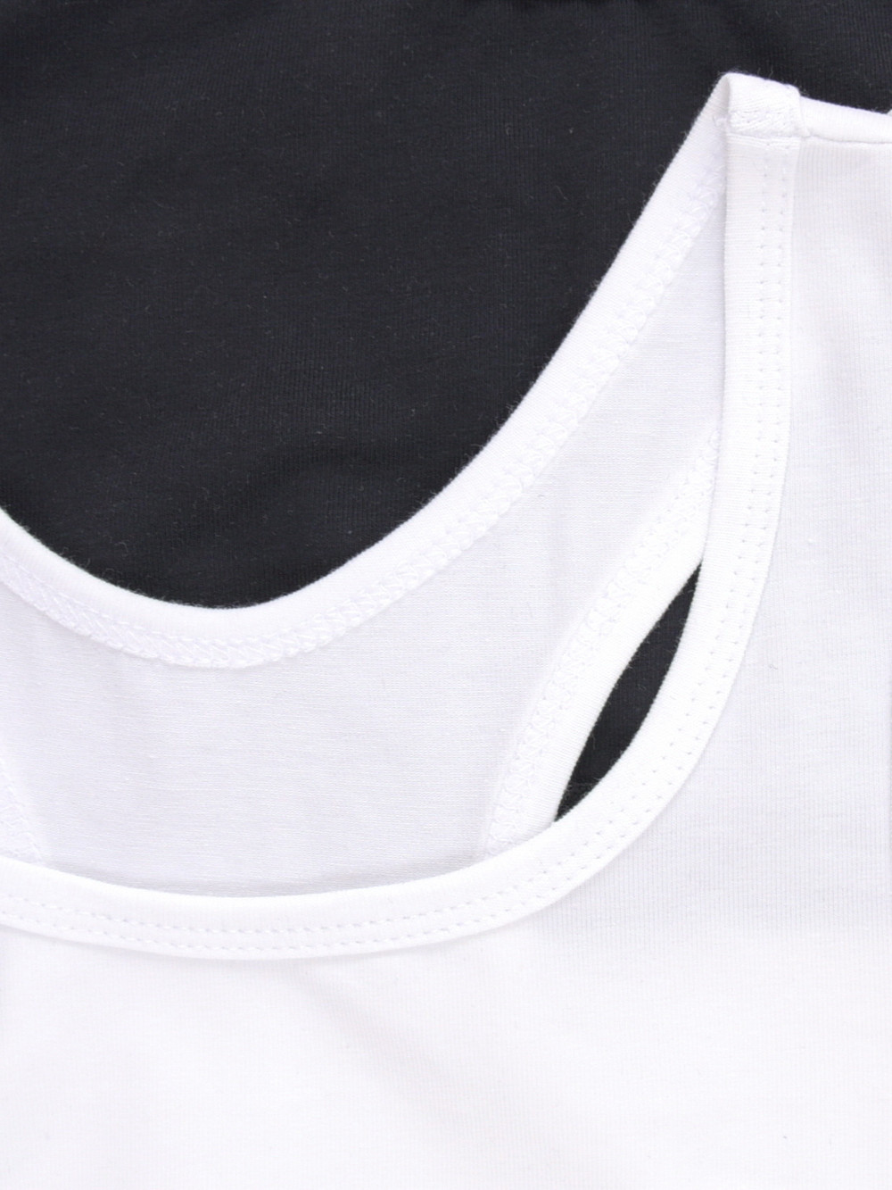 Майки для девочки, артикул: К 1198-2уп, цвет: белый, фото 2