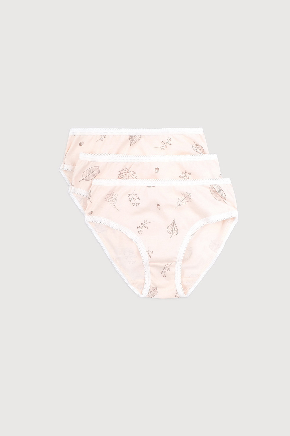 Трусы для девочки, артикул: К 1931-3уп, цвет: сливки2, фото 2