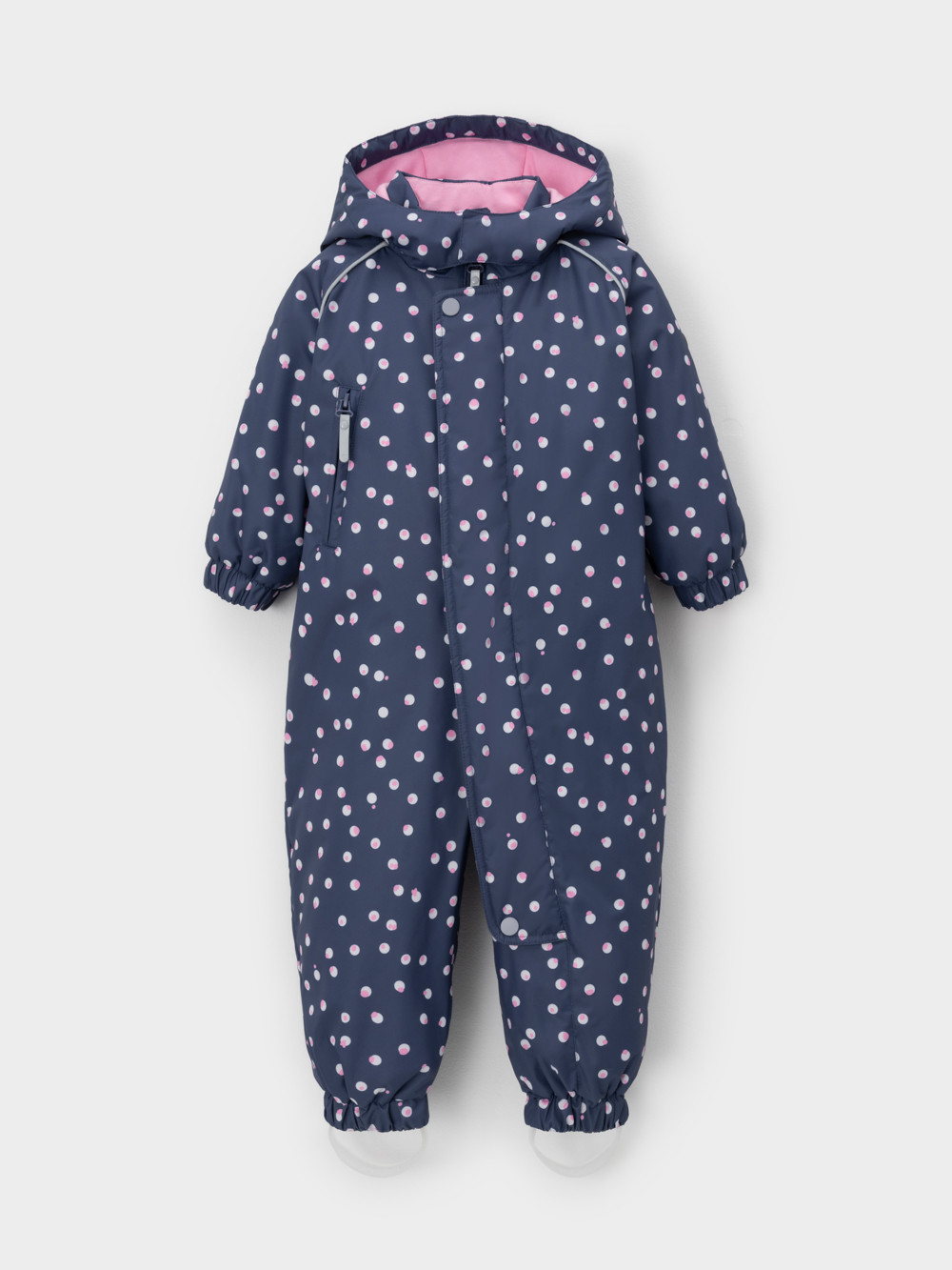 Комбинезоны утепленные для девочки, артикул: ВК 60085/н/70 Ал, цвет: синий, фото 2