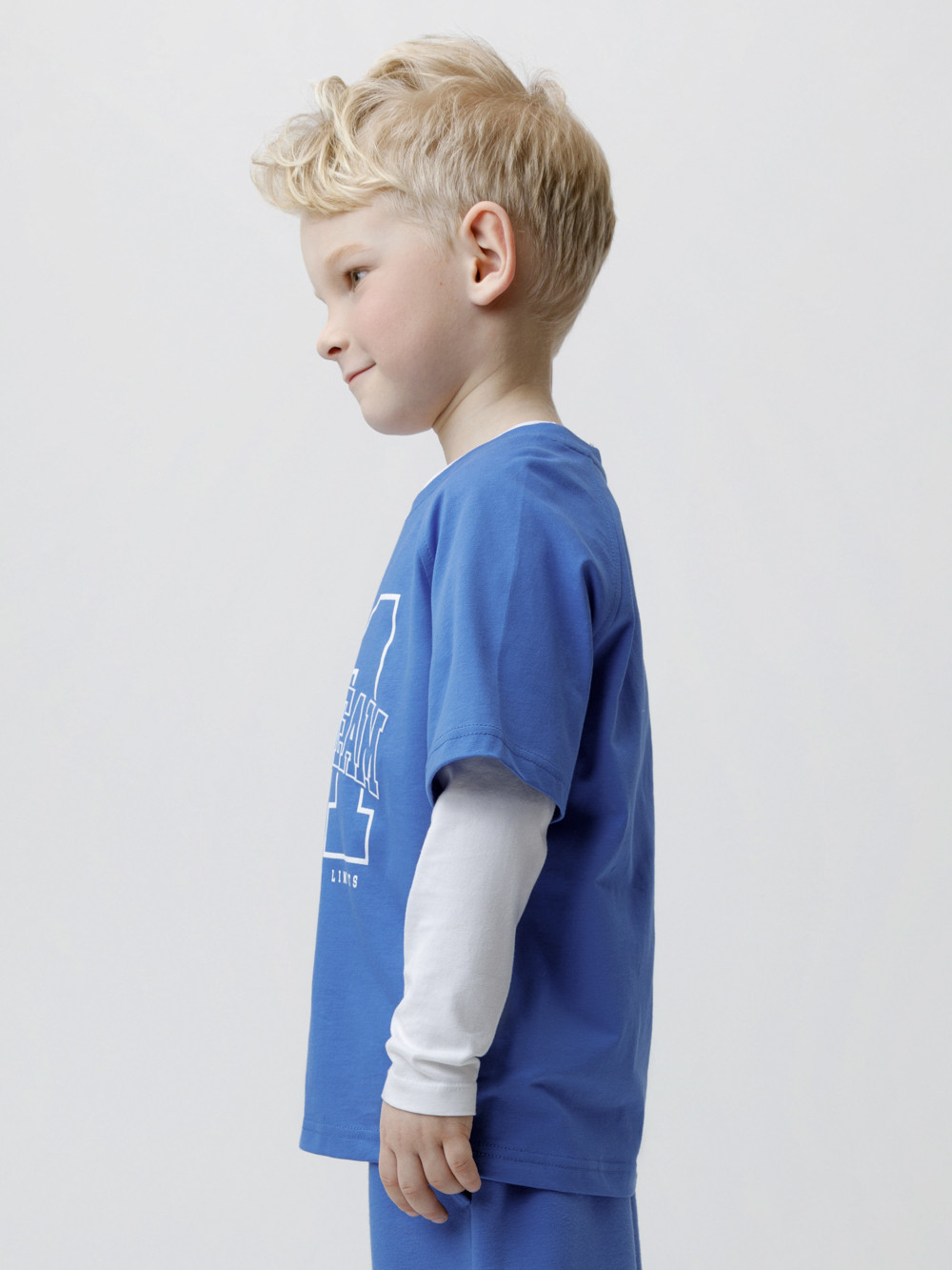 Футболка для мальчика, артикул: КР 303026, цвет: синий, фото 2