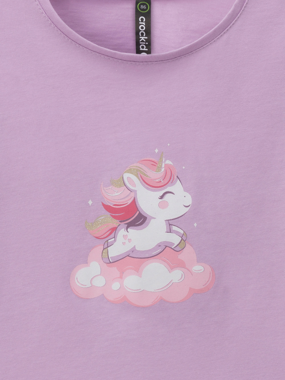 Футболка для девочки, артикул: КР 302454, цвет: фиолетовый, фото 2