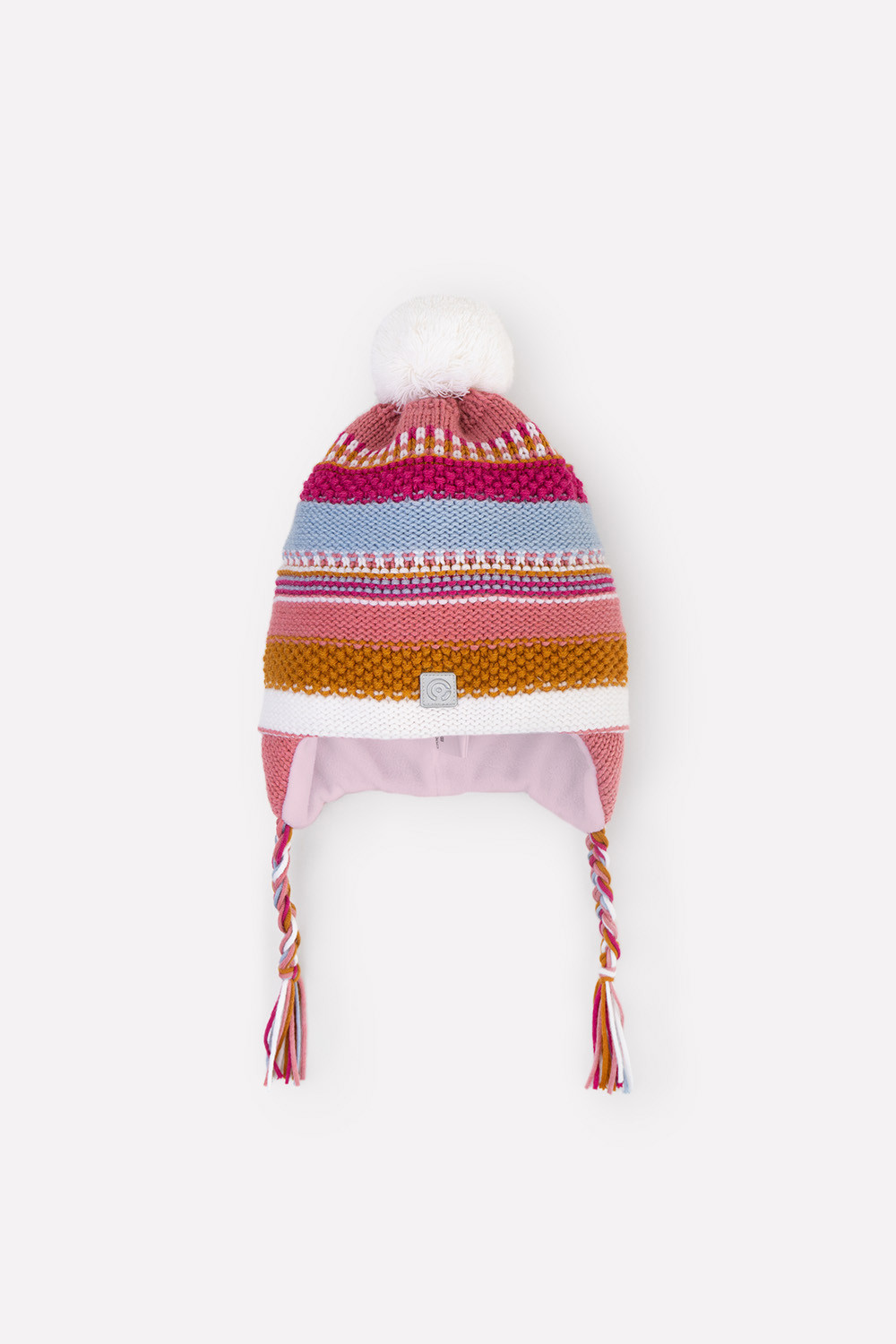 Шапка для девочки, артикул: КВ 20334/ш, цвет: розовый, фото 2