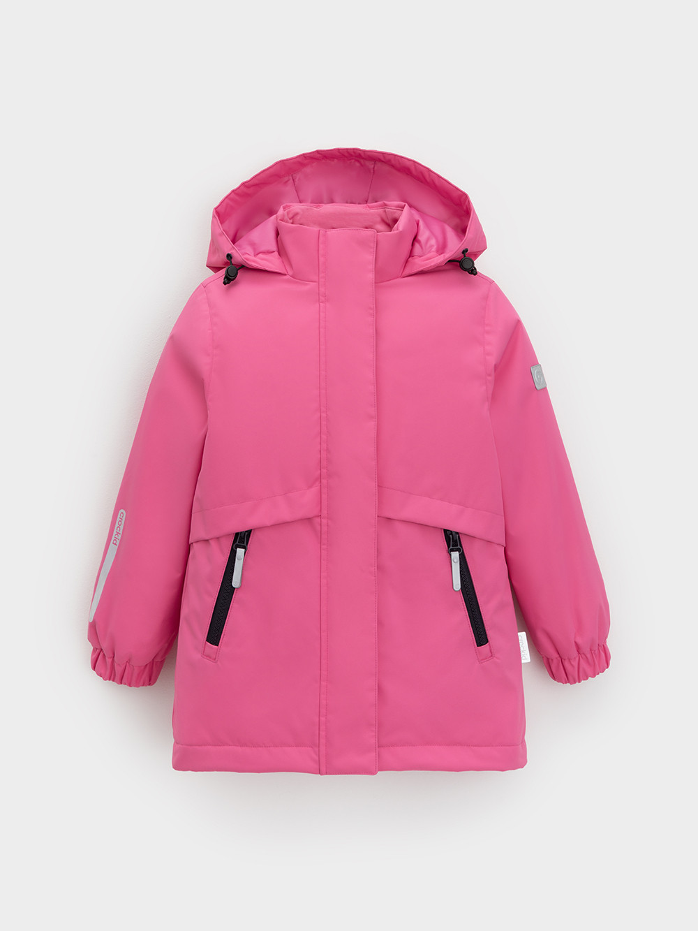 Куртка для девочки, артикул: ВК 32189/2 УЗГ, цвет: розовый, фото 2