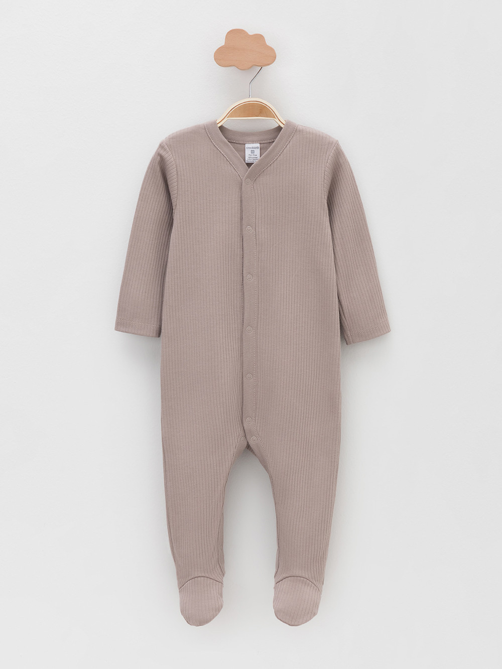 Комбинезон для новорожденных, артикул: К 6523-2уп, цвет: кофейный, фото 2