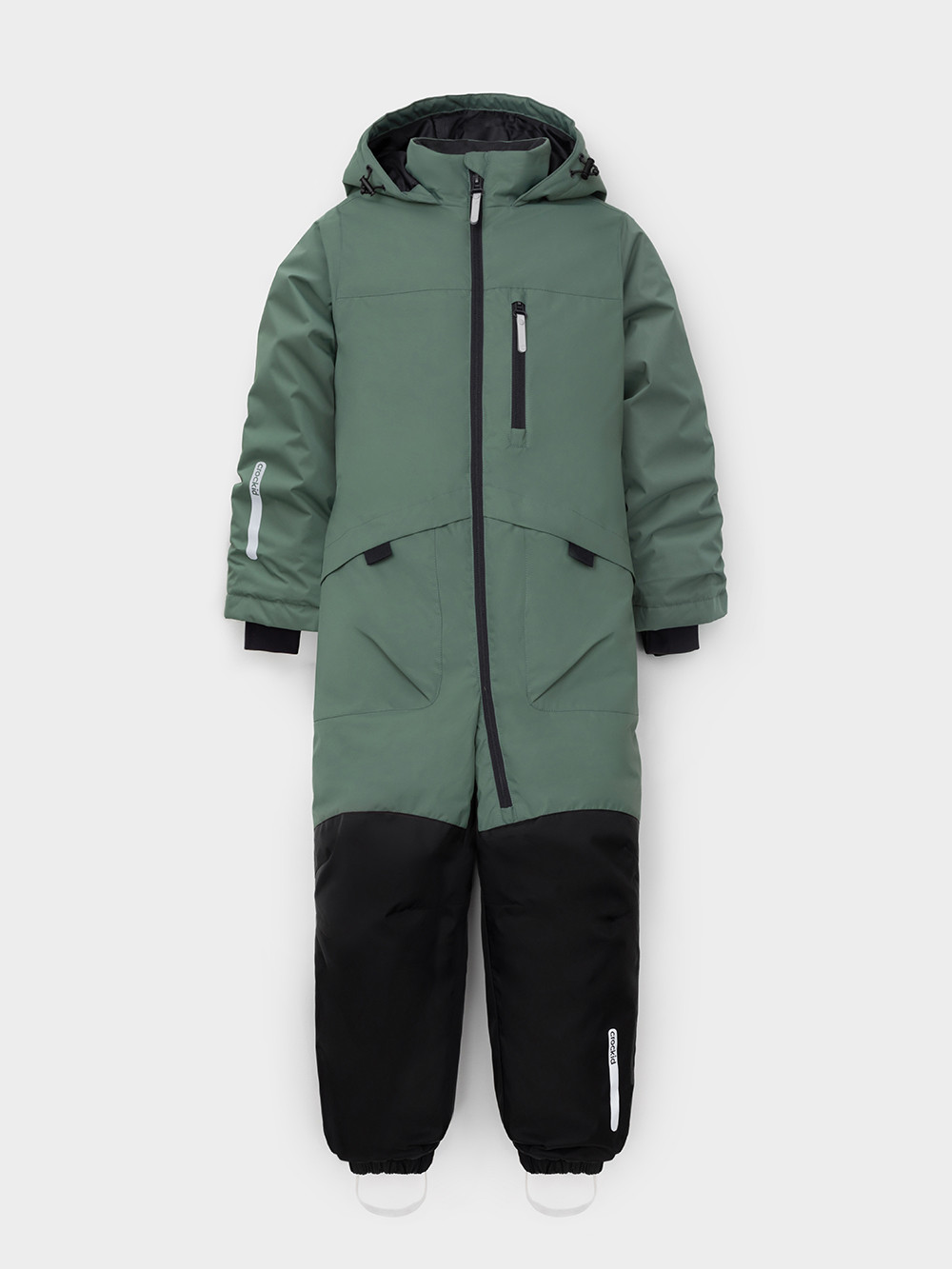 Комбинезоны утепленные для мальчика, артикул: ВК 60137/2 ГР, цвет: зеленый, фото 2