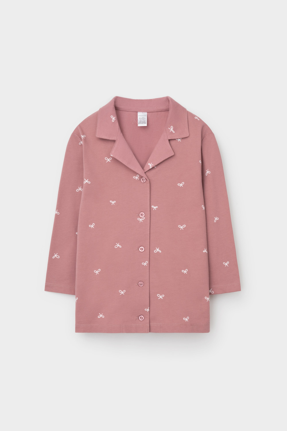 Пижама для девочки, артикул: К 1612, цвет: бордовый, фото 2