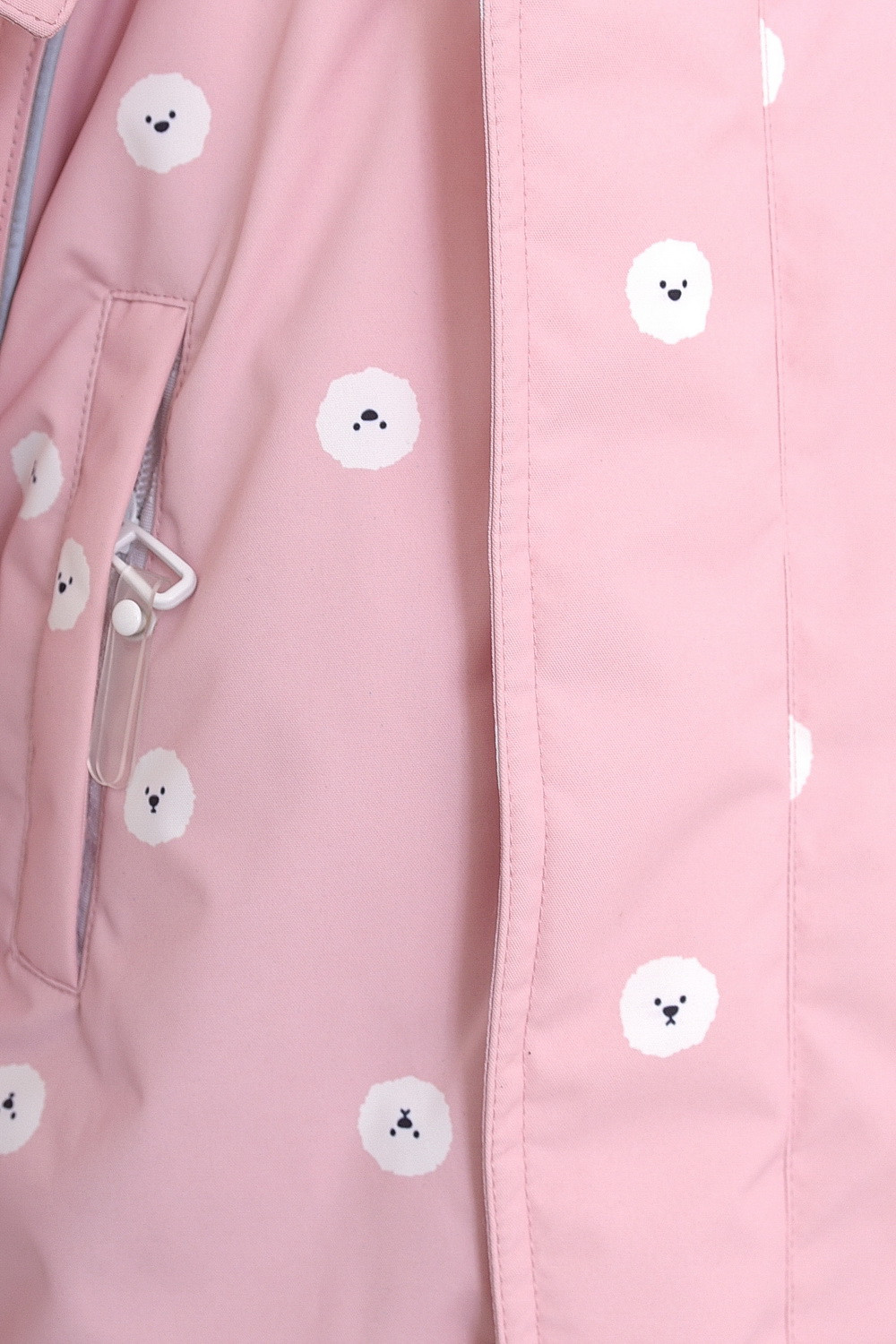 Комбинезоны утепленные для девочки, артикул: ВКП 60113/н/17 УЗГ, цвет: розовый, фото 2