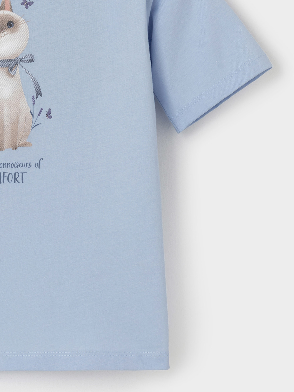 Футболка для девочки, артикул: КР 302992-1, цвет: голубой, фото 3