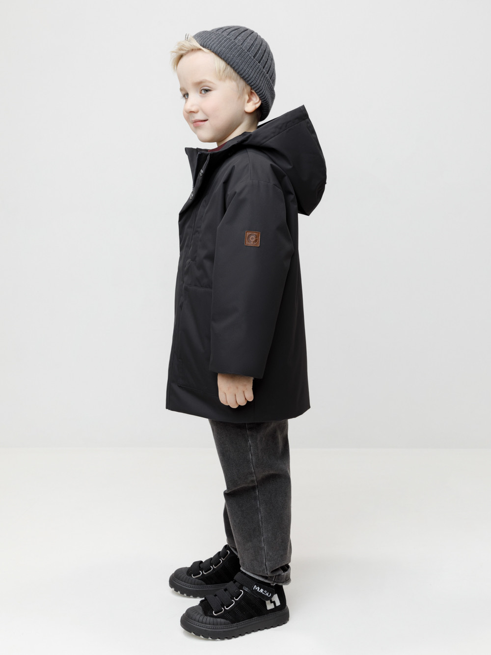 Куртки для мальчика, артикул: ВК 30165/3 ГР (98-128), цвет: темно-серый, фото 3