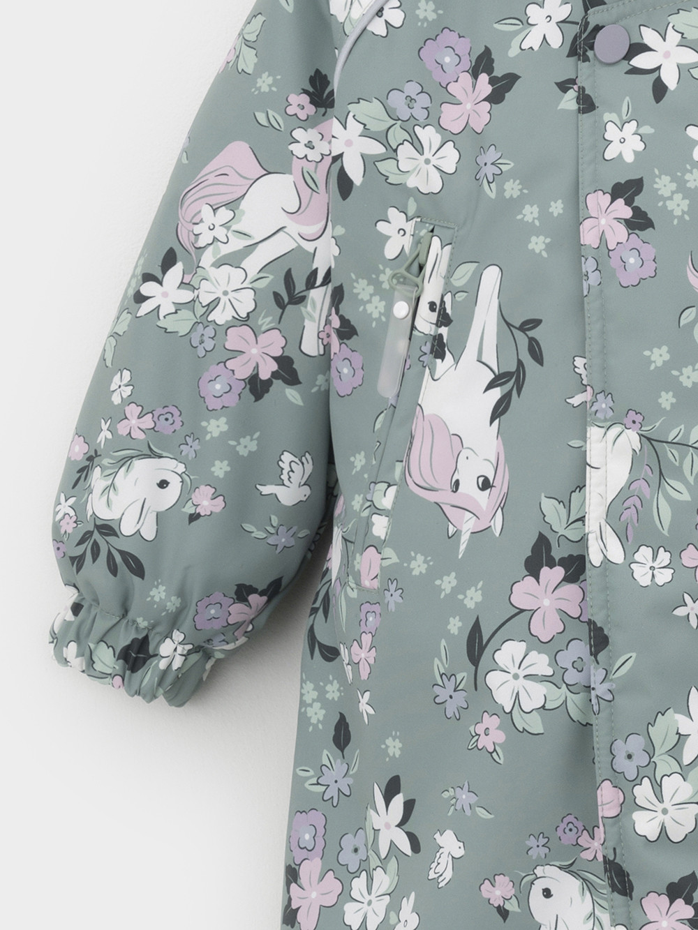 Комбинезоны утепленные для девочки, артикул: ВК 60085/н/72 Ал, цвет: минт, фото 3