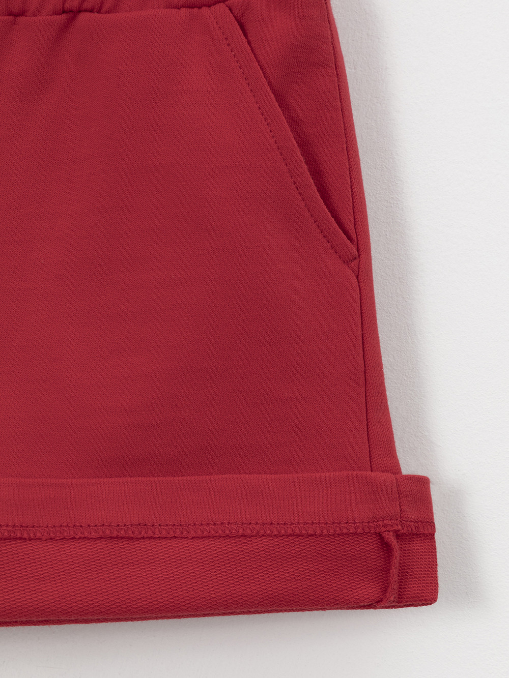 Шорты для девочки, артикул: МП 400965, цвет: красный, фото 3