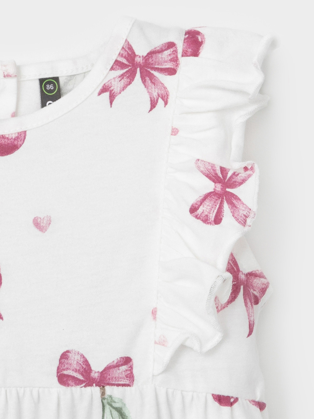 Полукомбинезон для девочки, артикул: КР 6408, цвет: сахар, фото 3