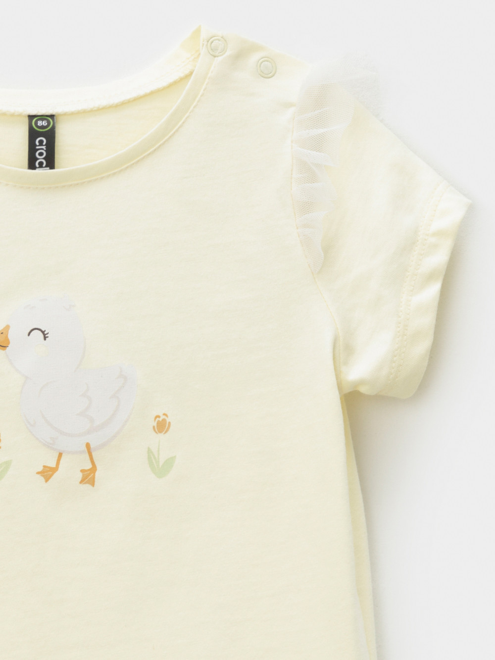 Футболка для девочки, артикул: КР 302966, цвет: желтый, фото 3