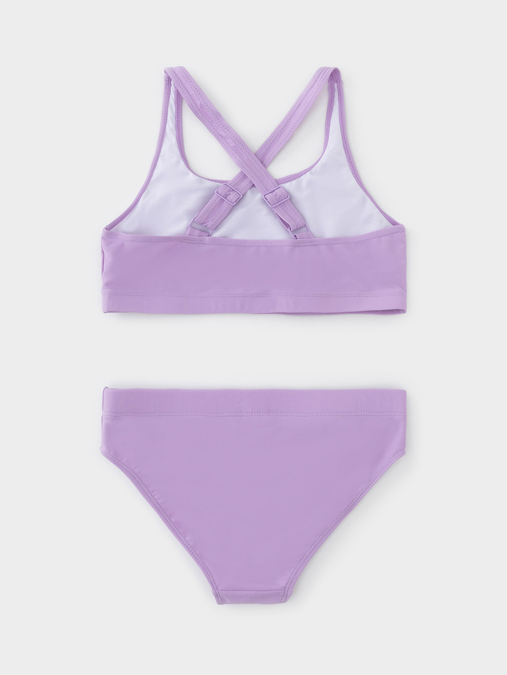 Купальник для девочки, артикул: ТК 17020/1 ФВ, цвет: светло-розовый, фото 3