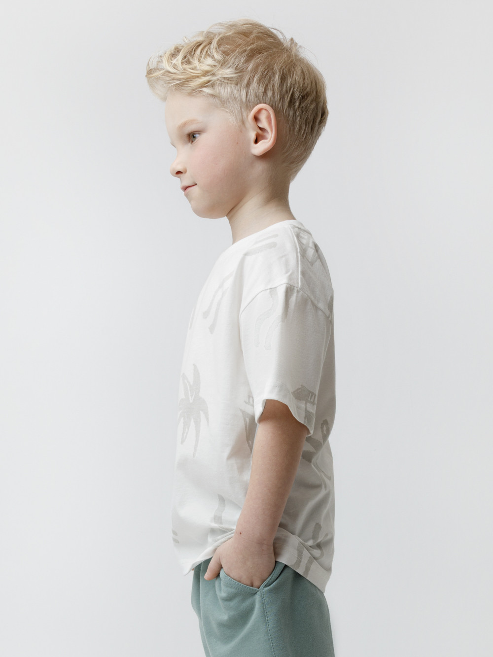 Футболка для мальчика, артикул: КР 303047, цвет: сахар, фото 3