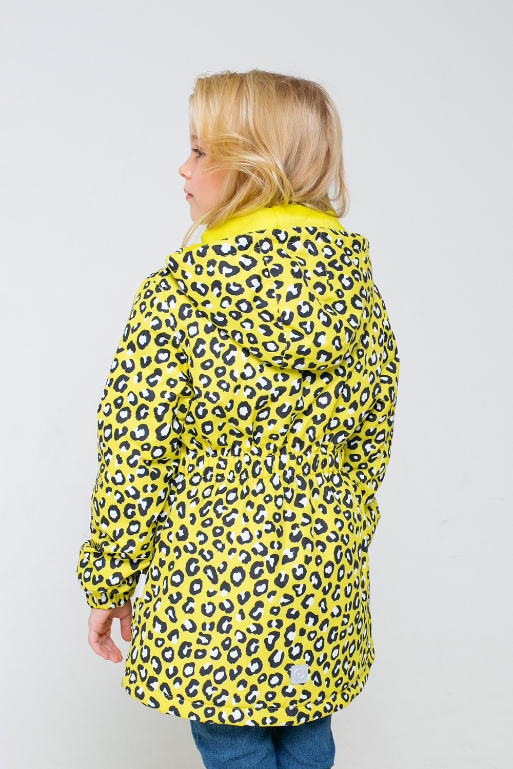 Куртка для девочки, артикул: ВК 32104/н/2 ГР, цвет: ярко-желтый, фото 3