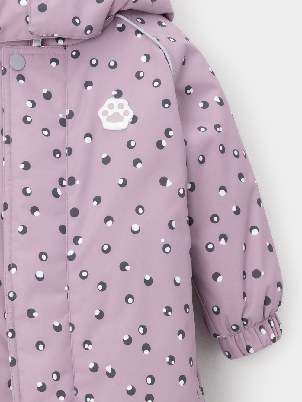 Комбинезоны утепленные для девочки, артикул: ВК 60138/н/3 УЗГ, цвет: розовый, фото 3