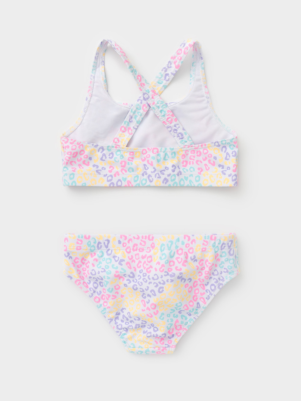 Купальник для девочки, артикул: ТК 17019/1н ФВ, цвет: белый, фото 3