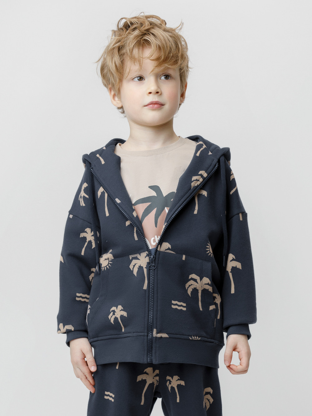Толстовки для мальчика, артикул: КР 302987, цвет: темно-синий, фото 3