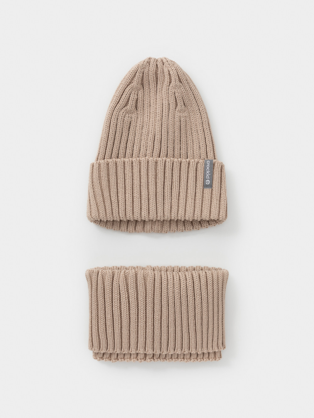 Комплект вязаный для мальчика, артикул: КВ 22021, цвет: бежевый, фото 3