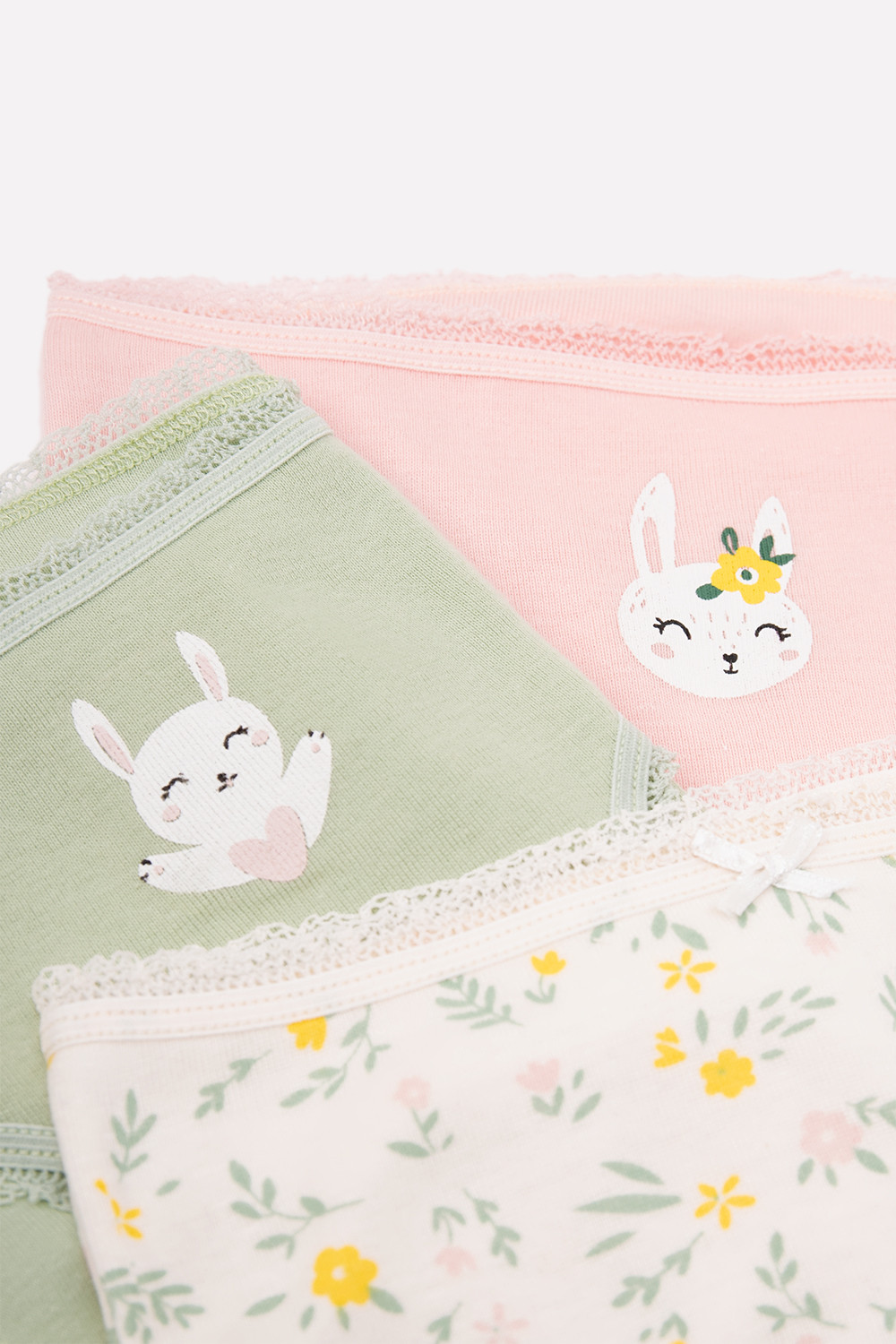 Трусы для девочки, артикул: К 1909-3уп, цвет: светло-розовый, фото 3