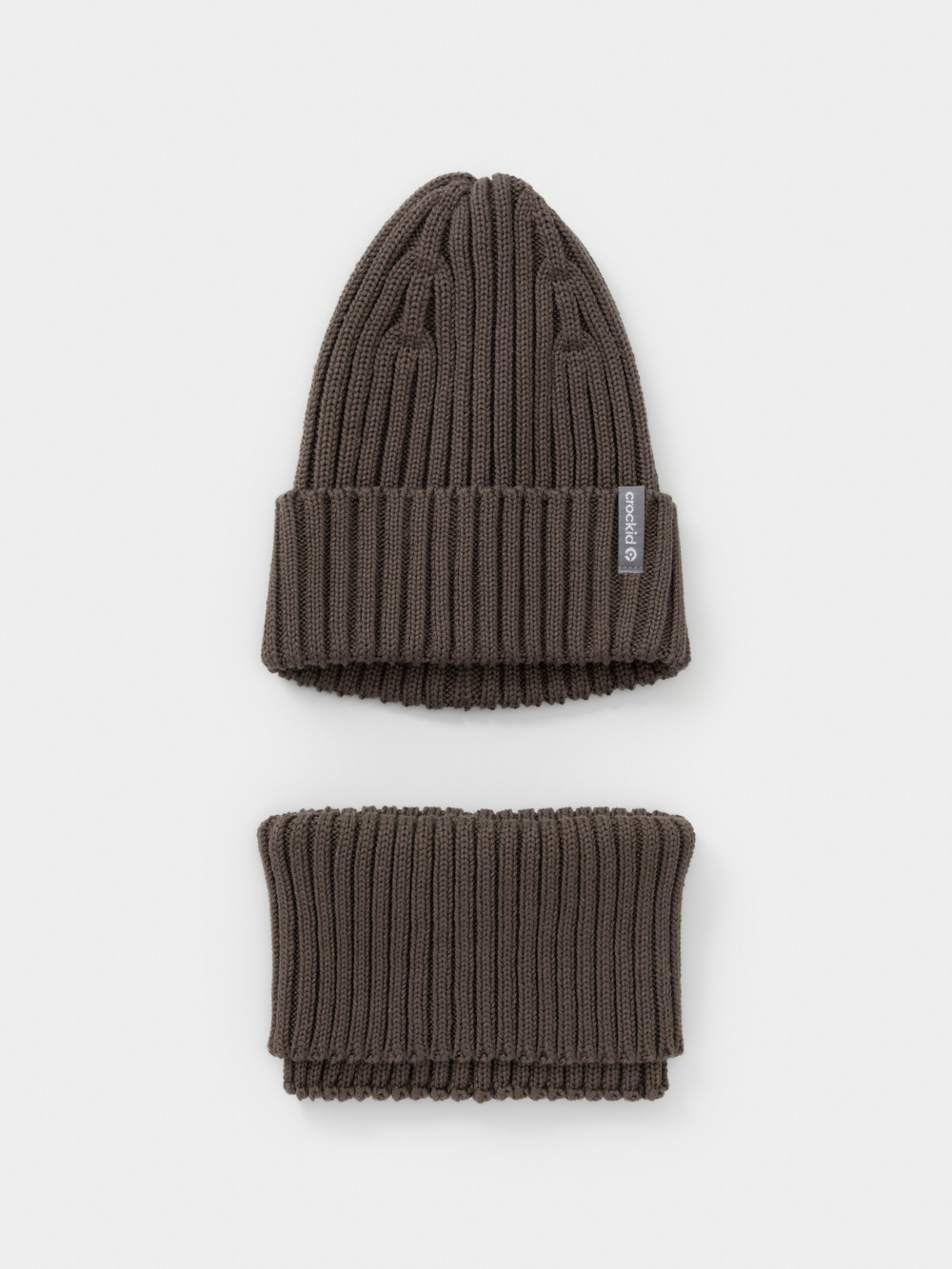 Комплект вязаный для мальчика, артикул: КВ 22021, цвет: коричневый, фото 3