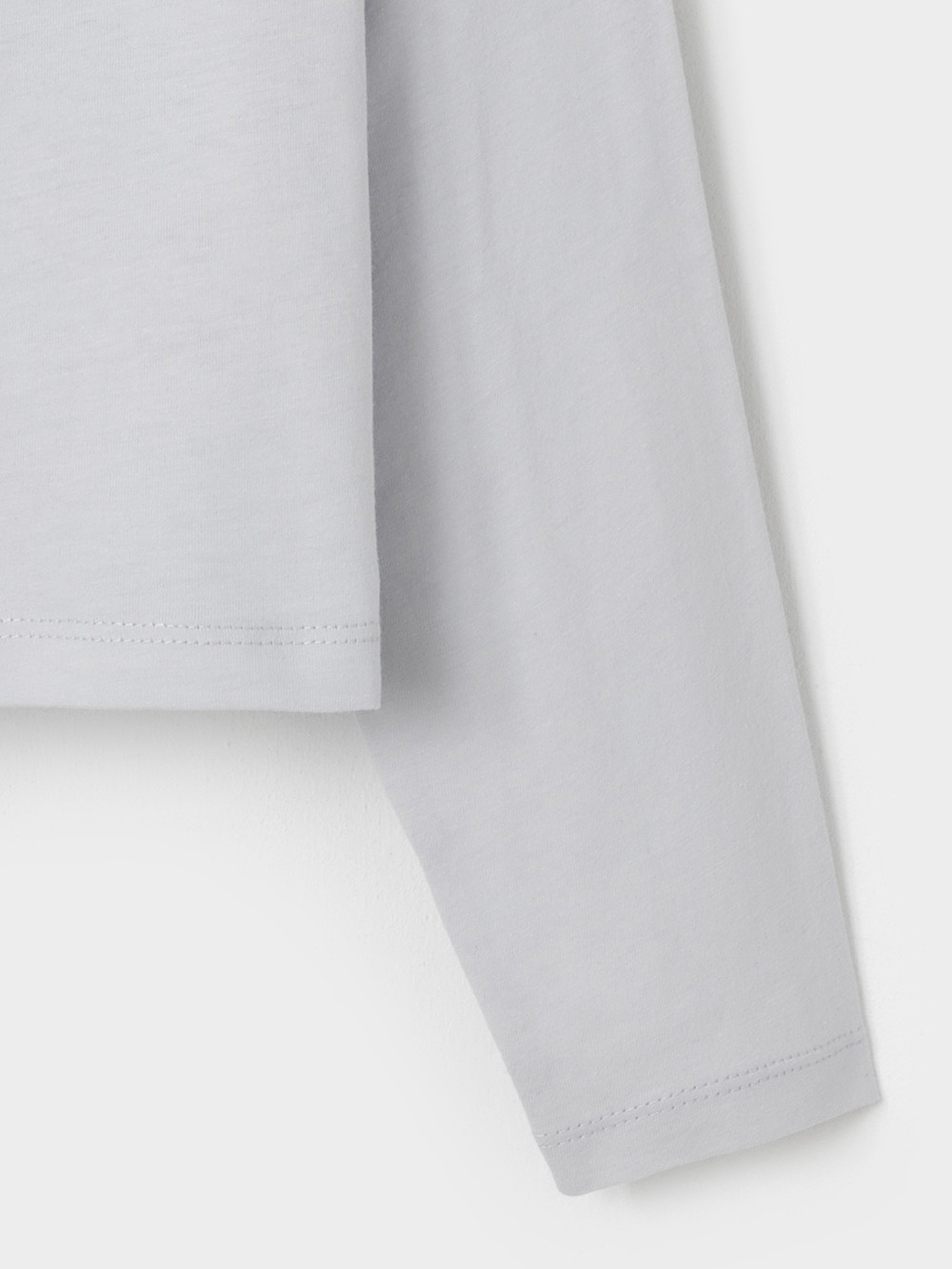 Лонгсливы для девочки, артикул: МП 303058, цвет: светло-серый5, фото 3